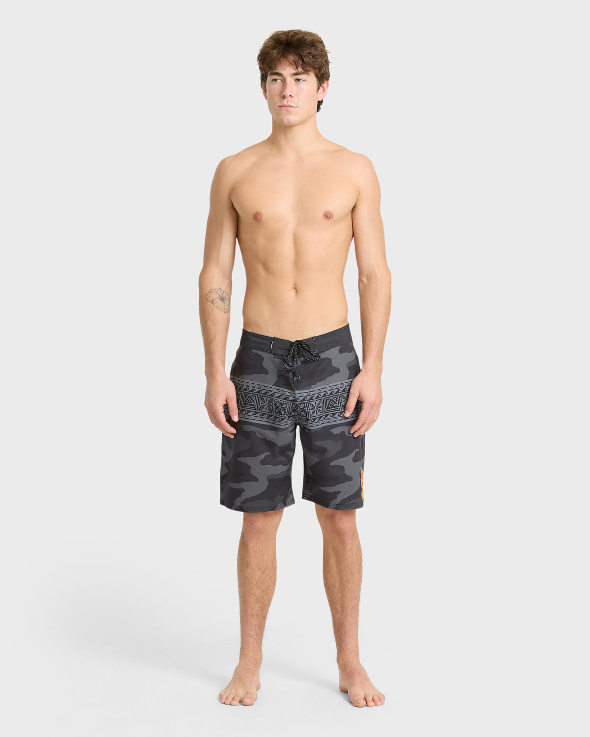 Hawaii-Tapa-Palapa-19"-Boardshorts-Anthracite-3