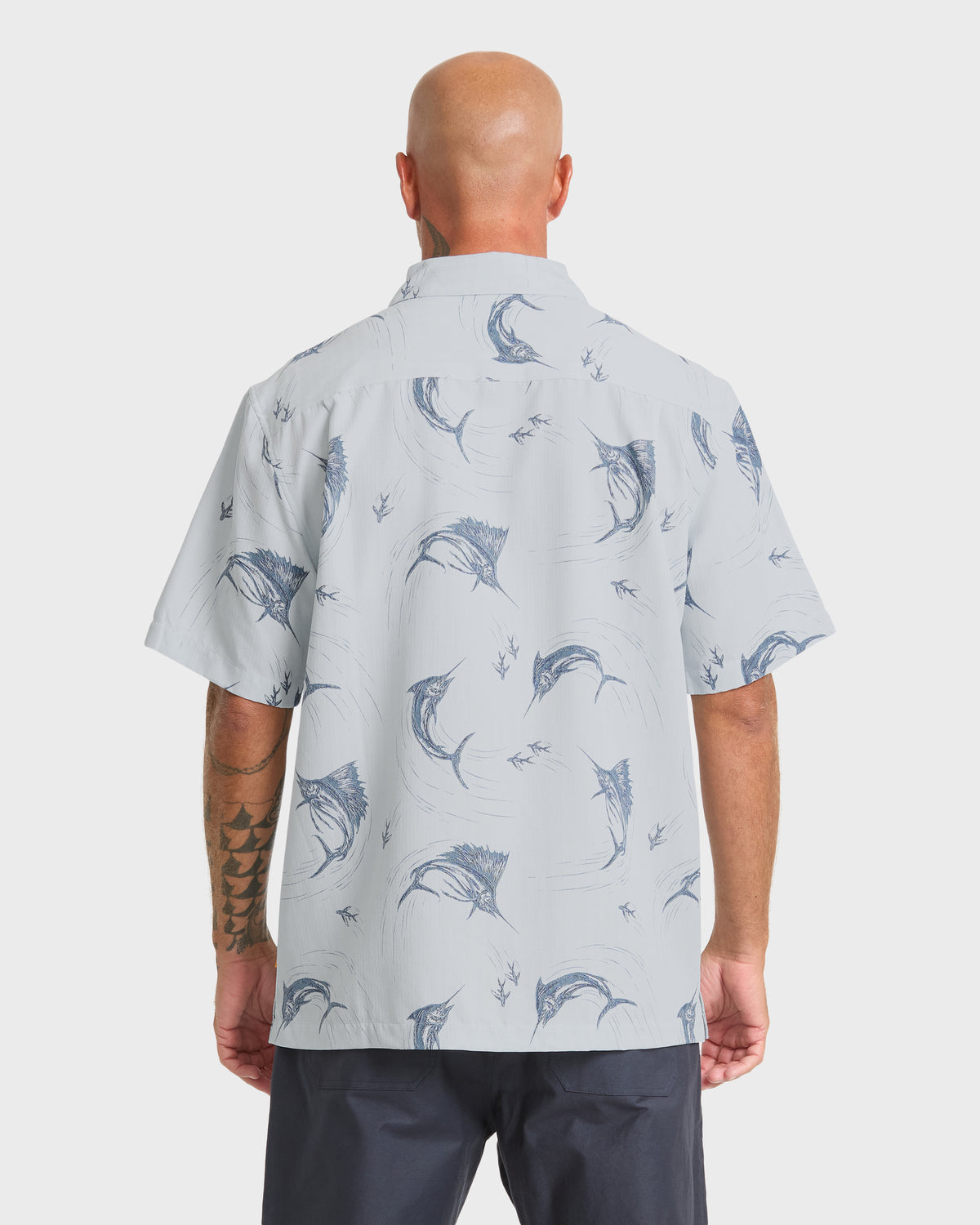 Waterman-Chasing-Bait-Short-Sleeve-Shirt-Baby-Blue-2