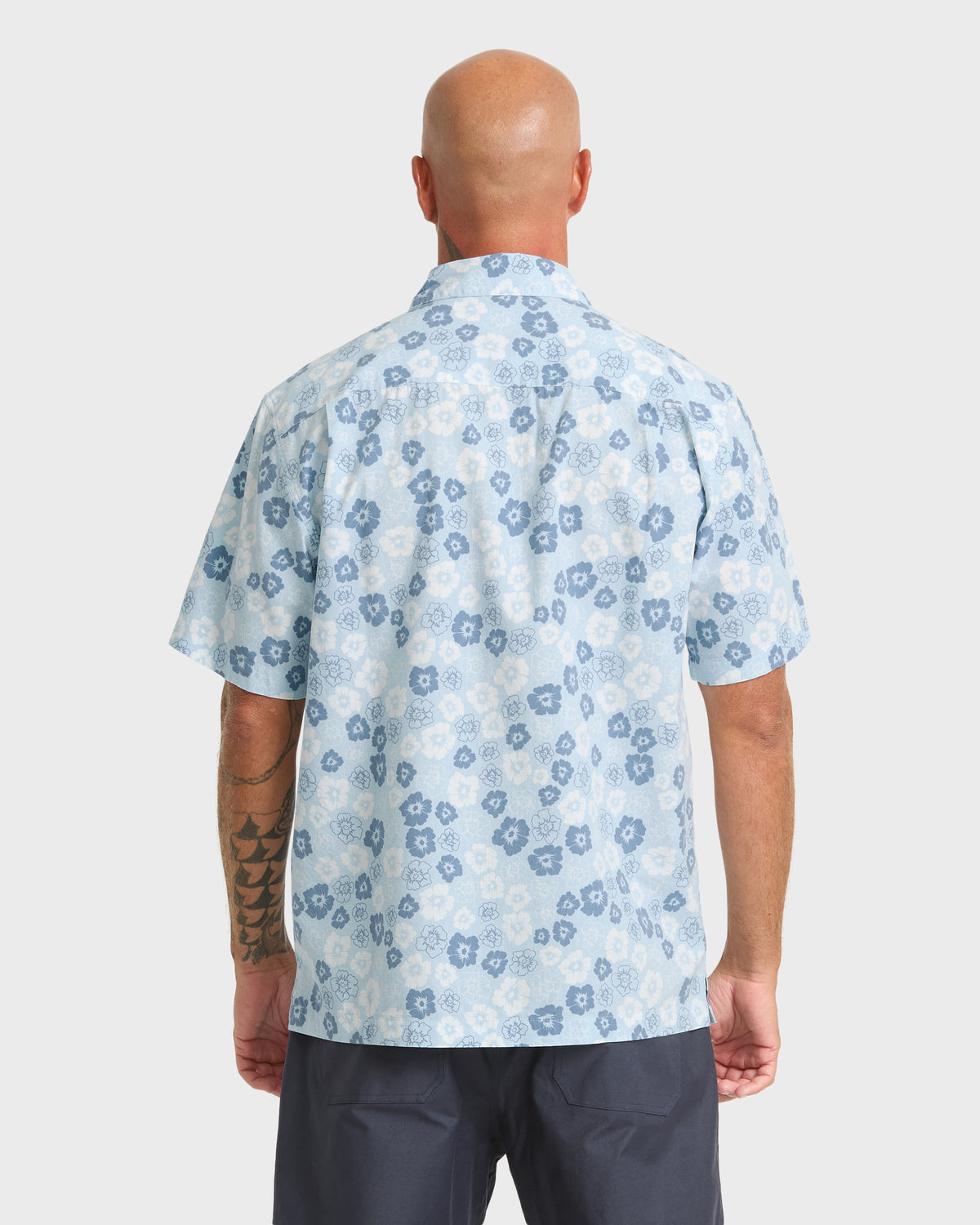 Waterman-Happy-Days-Short-Sleeve-Cotton-Viscose-Shirt-Baby-Blue-2