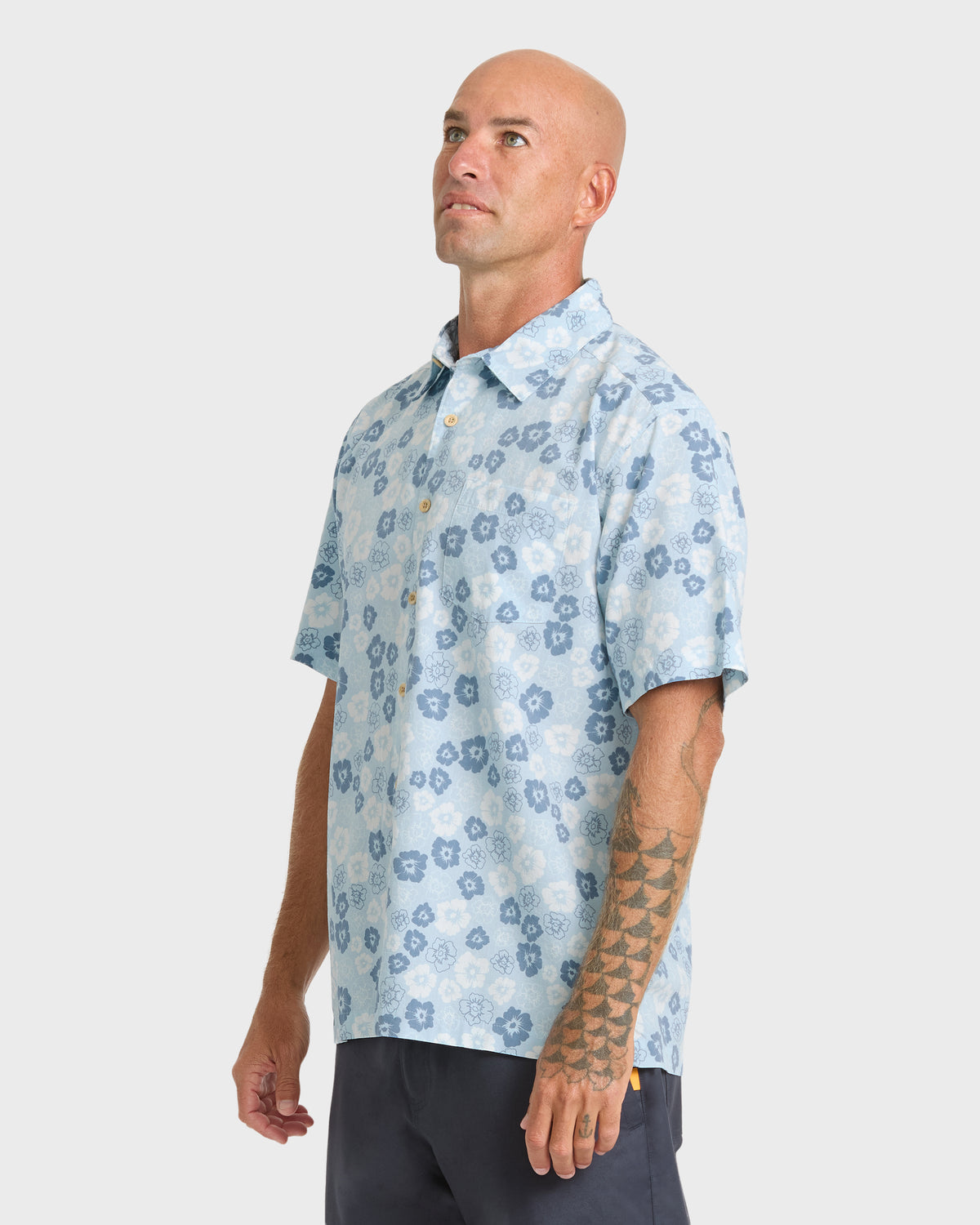 Waterman-Happy-Days-Short-Sleeve-Cotton-Viscose-Shirt-Baby-Blue-4