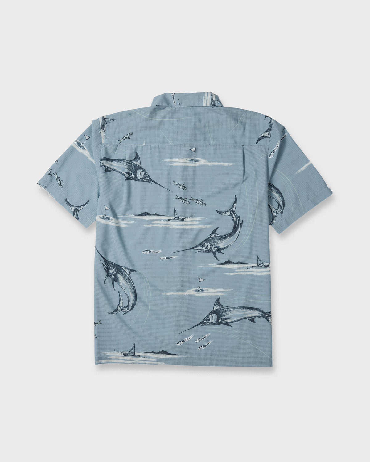 Waterman-Mix-Performance-Short-Sleeve-Shirt-Blue-Shadow-7