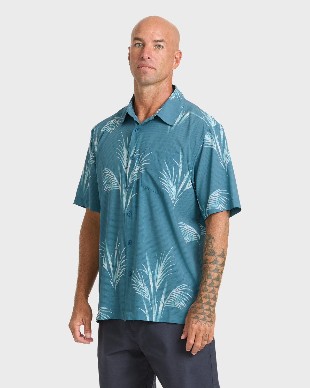 Waterman-Mix-Performance-Short-Sleeve-Shirt-Real-Teal-4