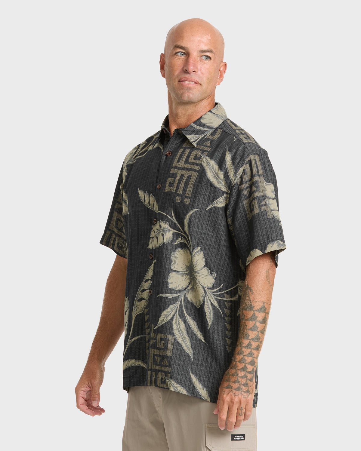 Waterman-Tropo-Short-Sleeve-Shirt-Black-4