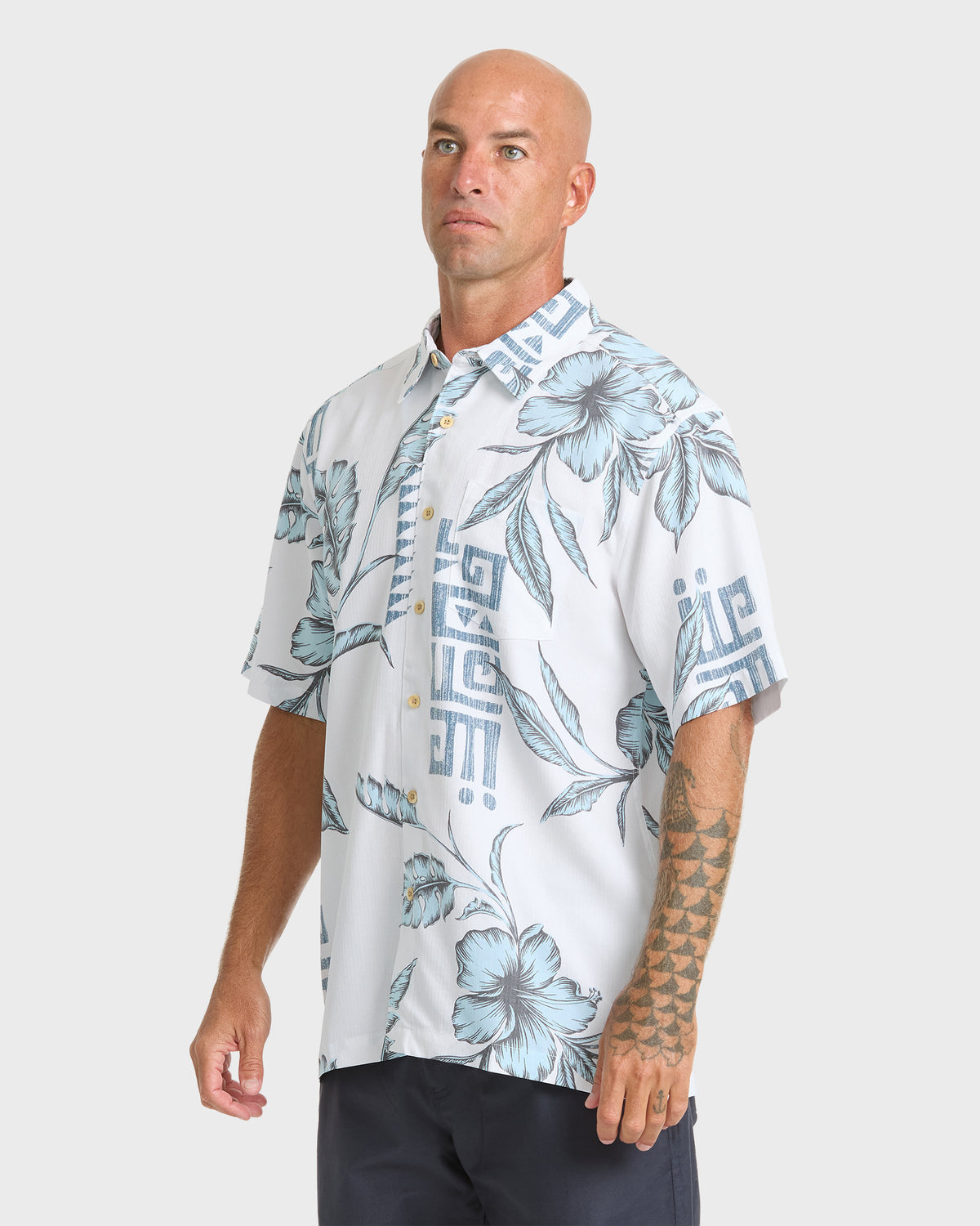 Waterman-Tropo-Short-Sleeve-Shirt-White-4
