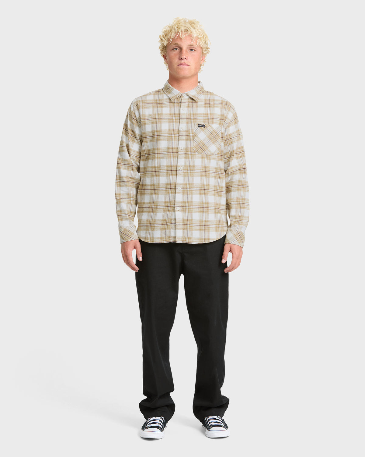 Rialto-Long-Sleeve-Flannel-Shirt-Snow-White-3