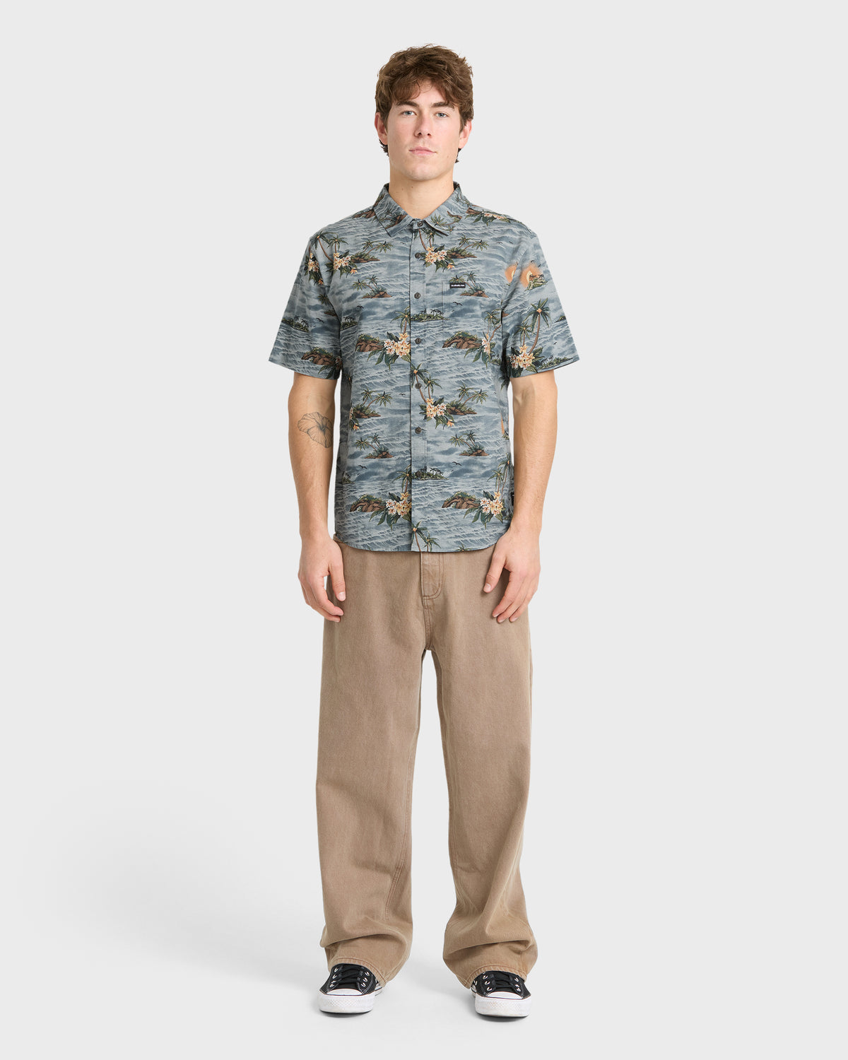 Island-Breeze-Classic-Short-Sleeve-Cotton-Poplin-Shirt-Dark-Slate-3