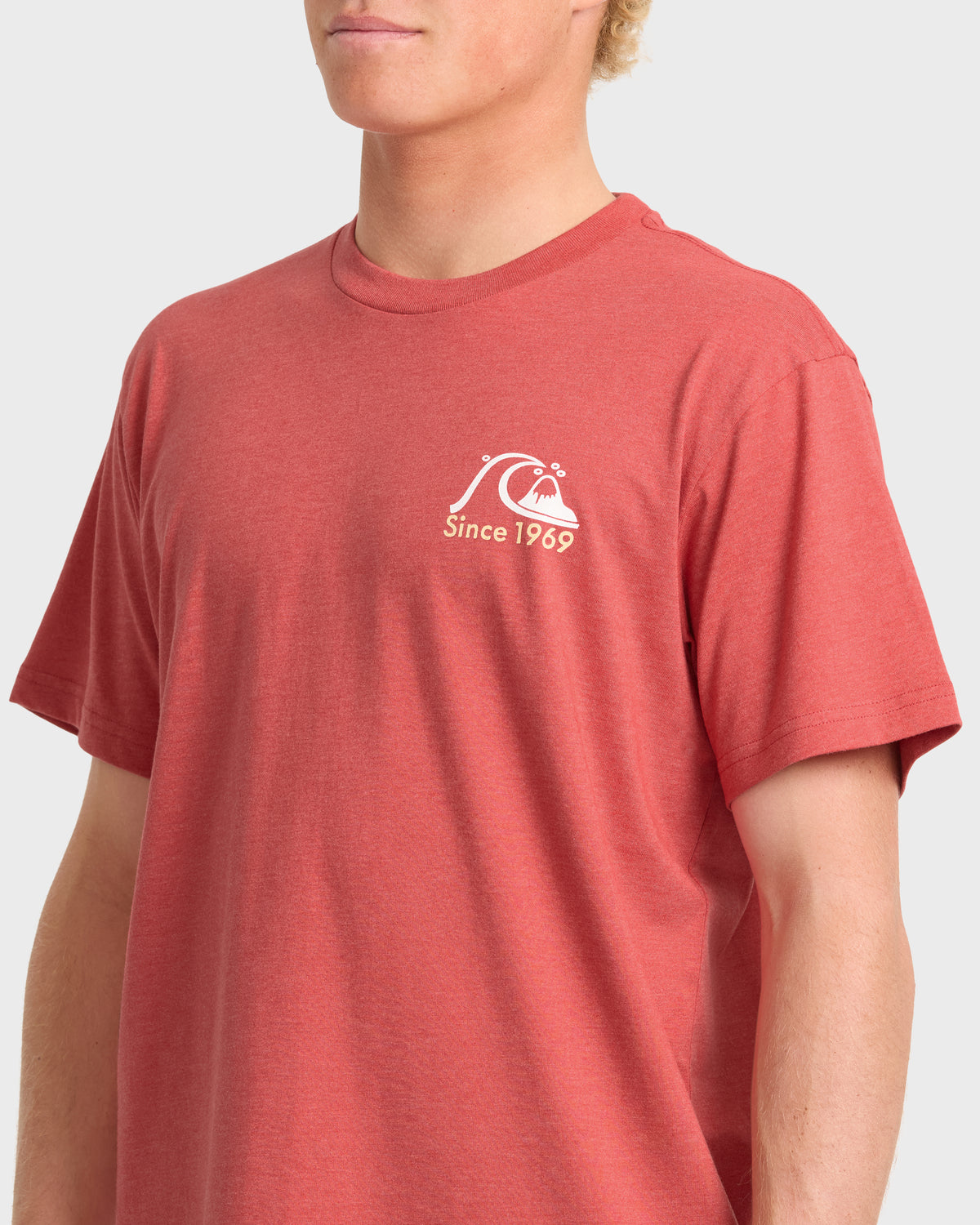 Etched-In-Stone-Short-Sleeve-Cotton-T-Shirt-Mineral-Red-Heather-5