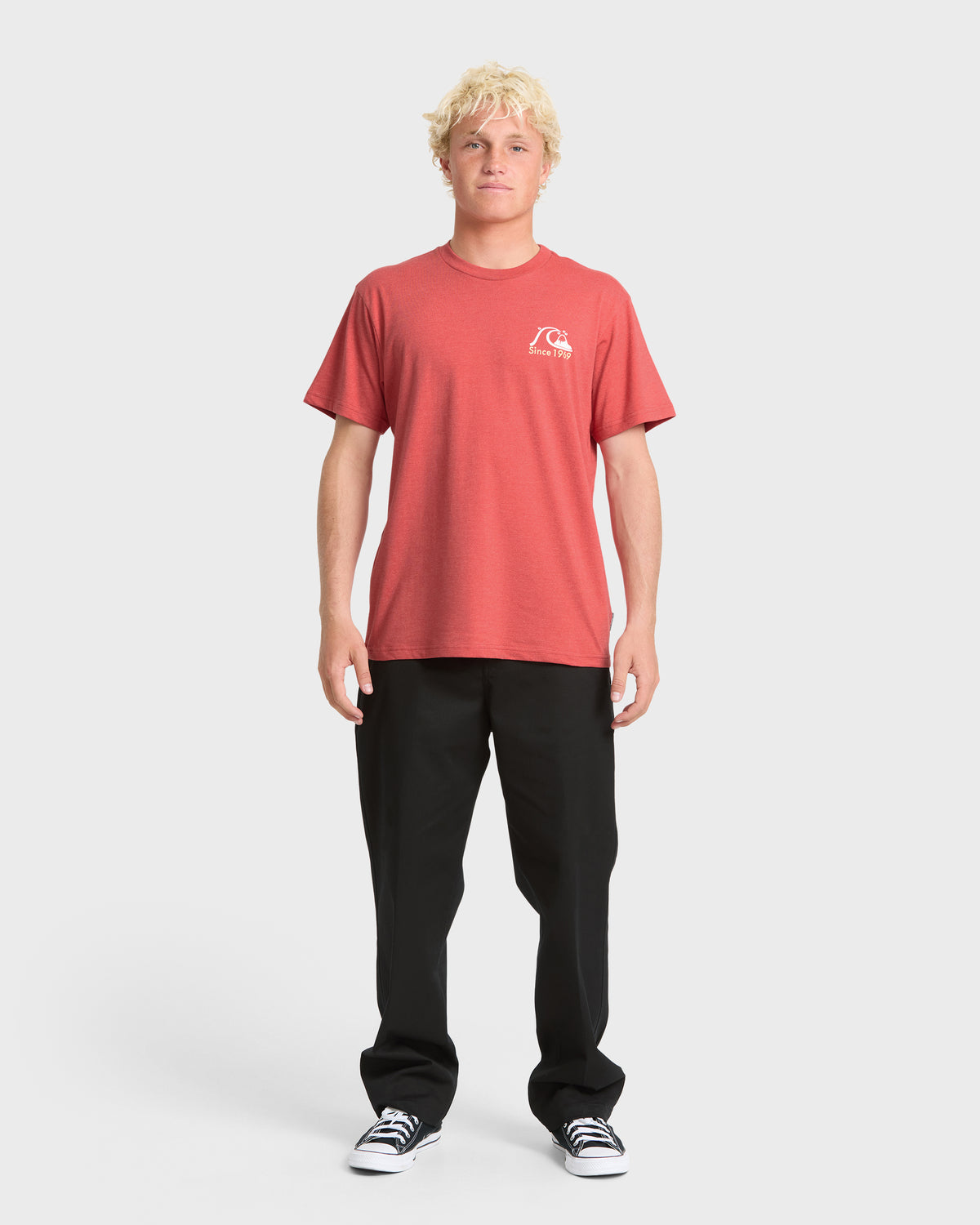 Etched-In-Stone-Short-Sleeve-Cotton-T-Shirt-Mineral-Red-Heather-3
