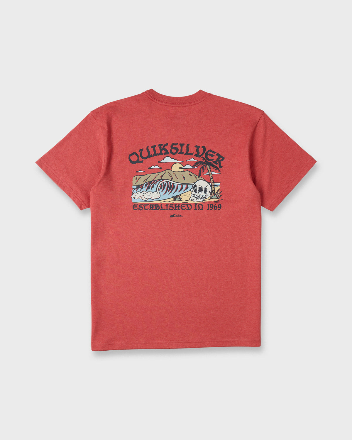 Land-Of-Skulls-Short-Sleeve-Cotton-T-Shirt-Mineral-Red-Heather-7