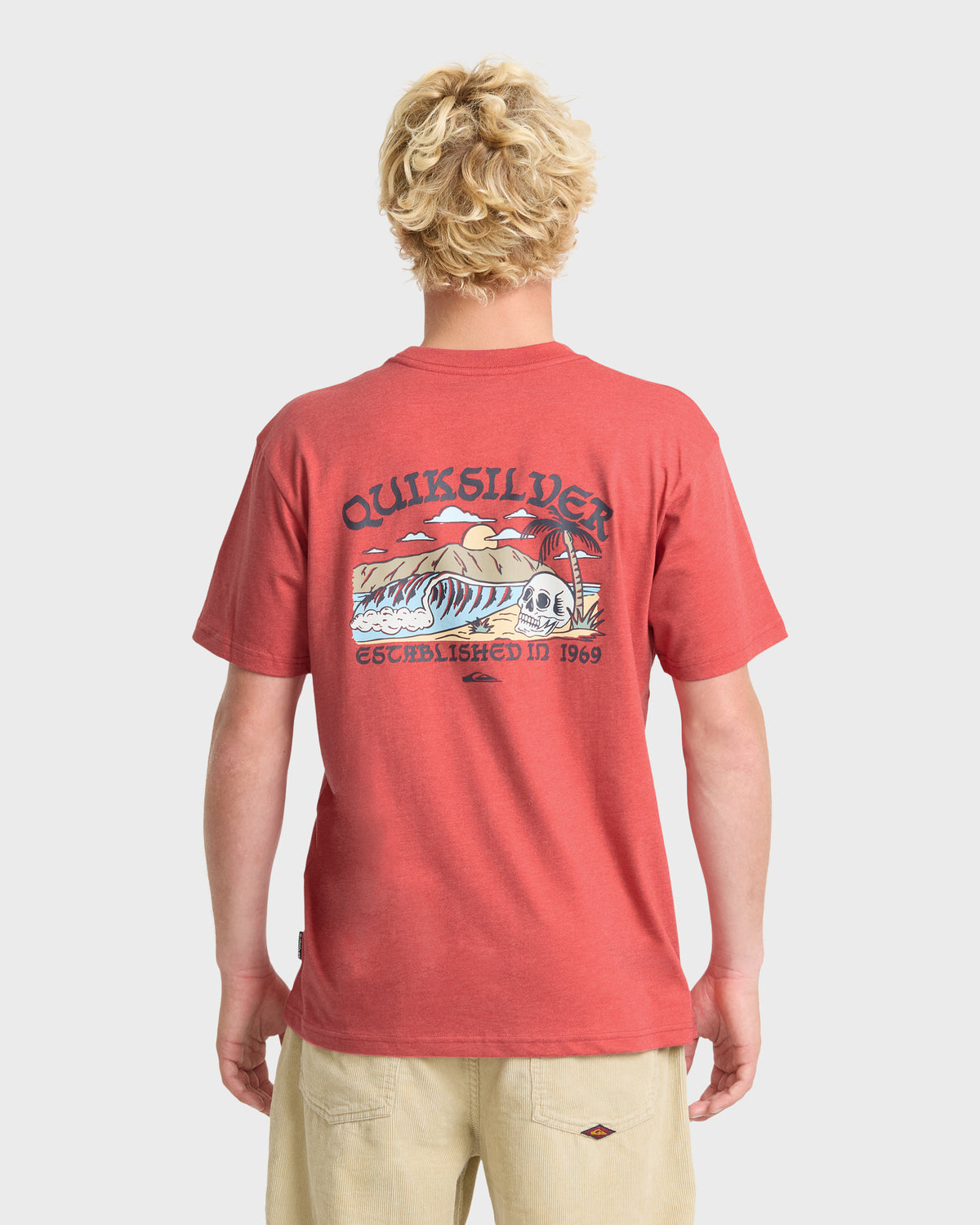 Land-Of-Skulls-Short-Sleeve-Cotton-T-Shirt-Mineral-Red-Heather-2