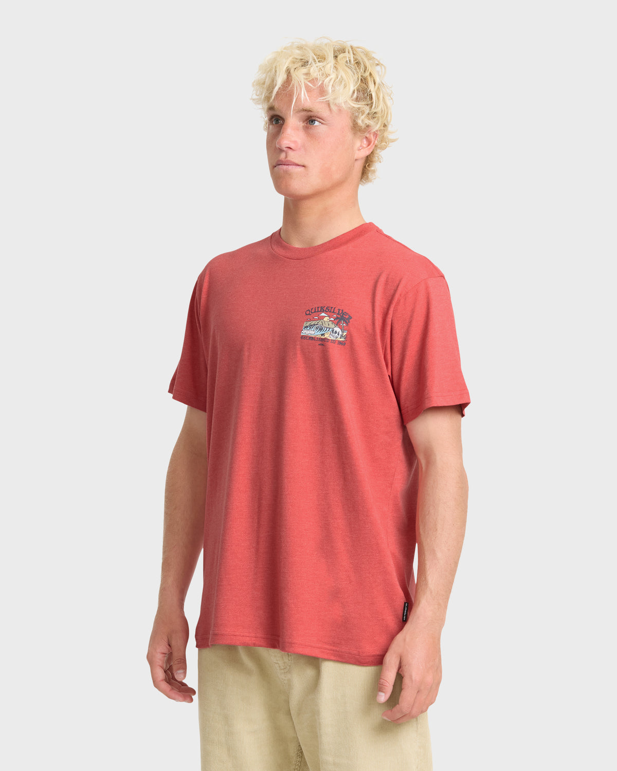 Land-Of-Skulls-Short-Sleeve-Cotton-T-Shirt-Mineral-Red-Heather-4