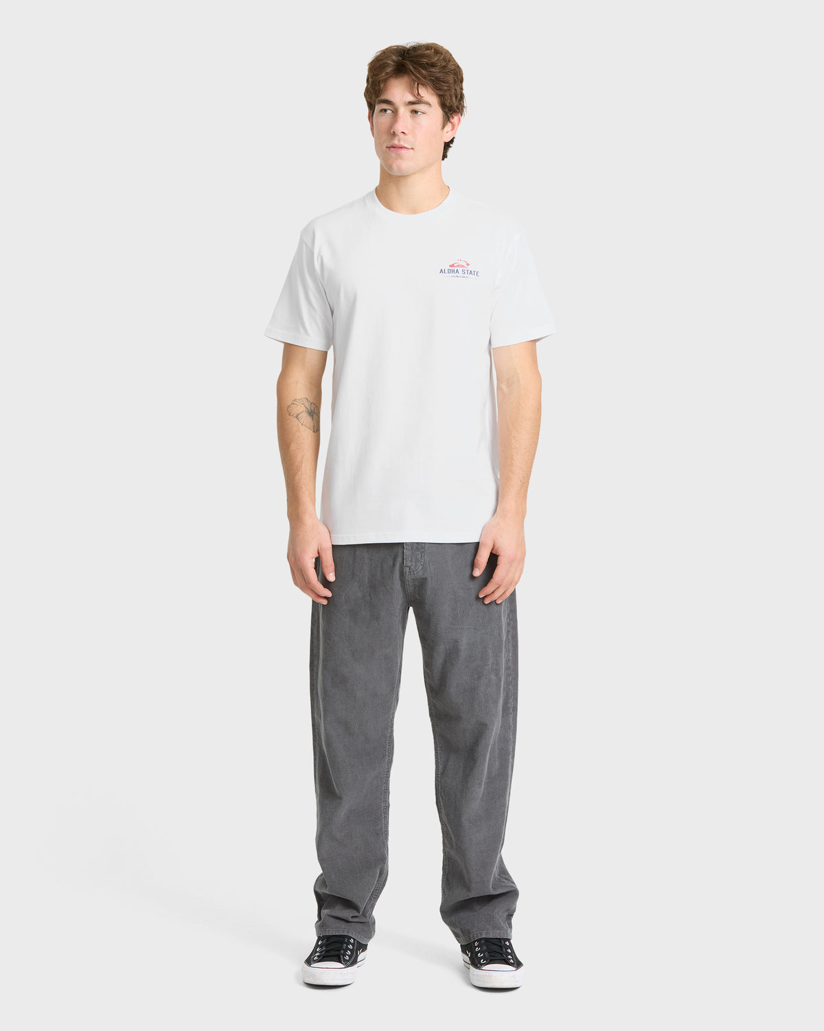 Hawaii-State-Classic-Short-Sleeve-Cotton-T-Shirt-White-3