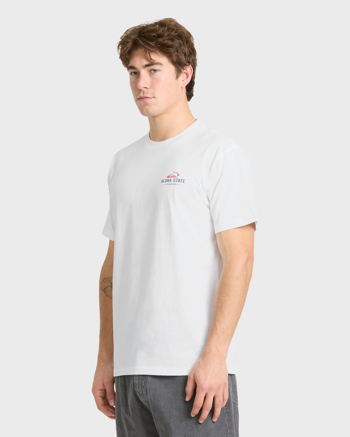 Hawaii-State-Classic-Short-Sleeve-Cotton-T-Shirt-White-4