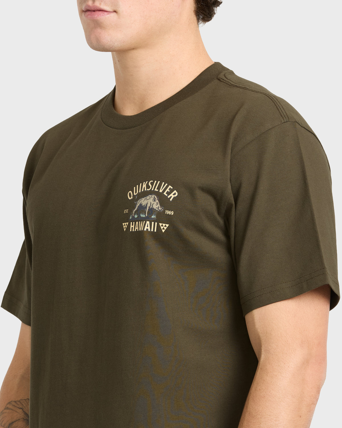 Hawaii-On-The-Hunt-Short-Sleeve-T-Shirt-Grape-Leaf-5