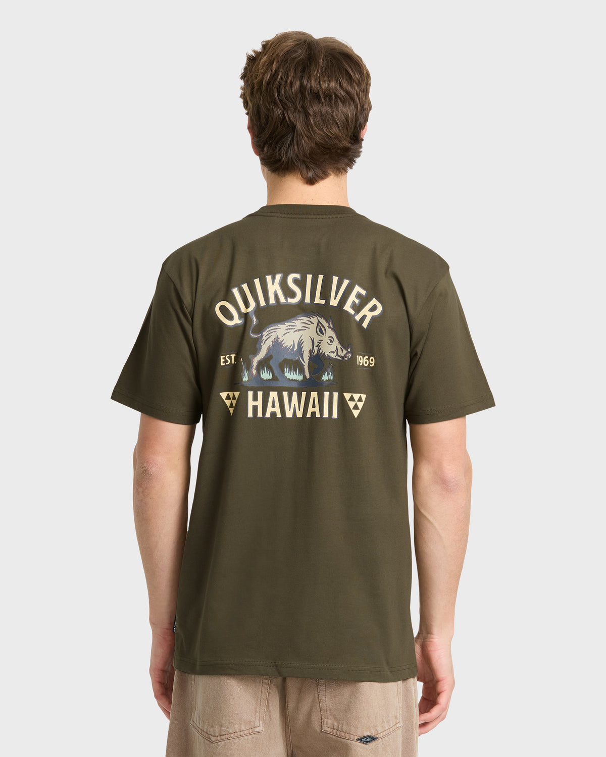 Hawaii-On-The-Hunt-Short-Sleeve-T-Shirt-Grape-Leaf-2