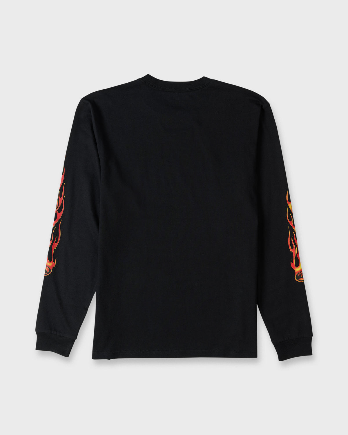 Flame-On-Long-Sleeve-Cotton-T-Shirt-Black-7