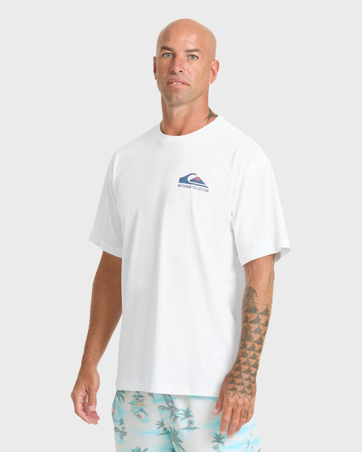 Waterman-Sport-Tropics-Short-Sleeve-T-Shirt-White-4