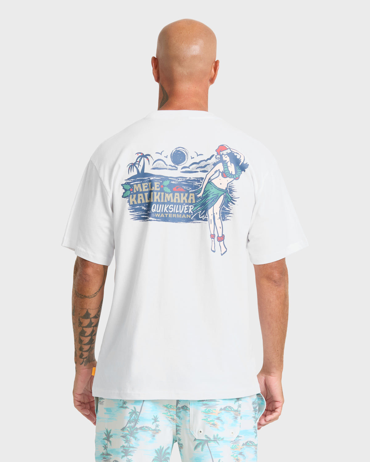 Waterman-Mele-Kalikimaka-Short-Sleeve-Cotton-T-Shirt-White-2