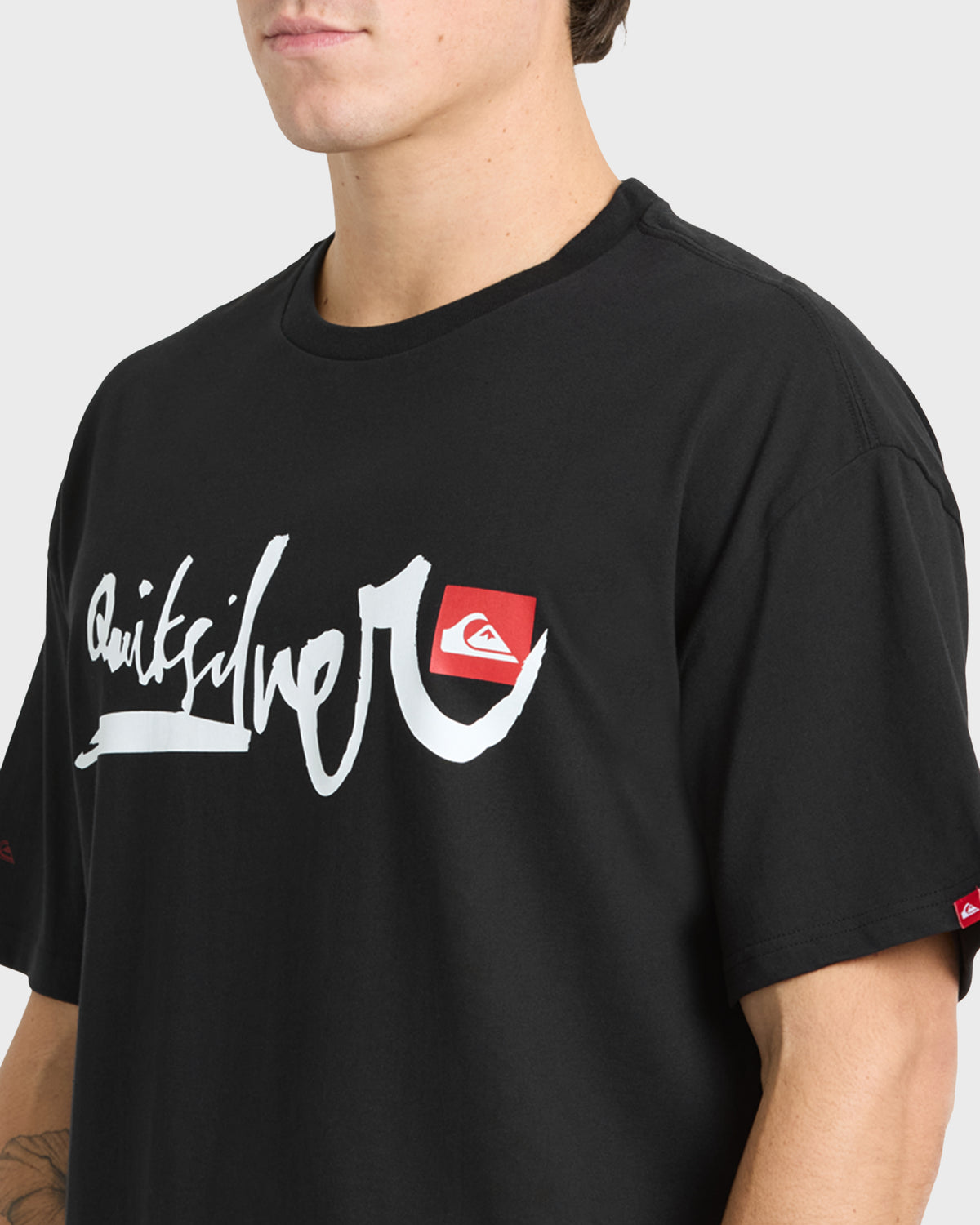 Young-Guns-Wide-Bar-Short-Sleeve-Cotton-T-Shirt-Black-5