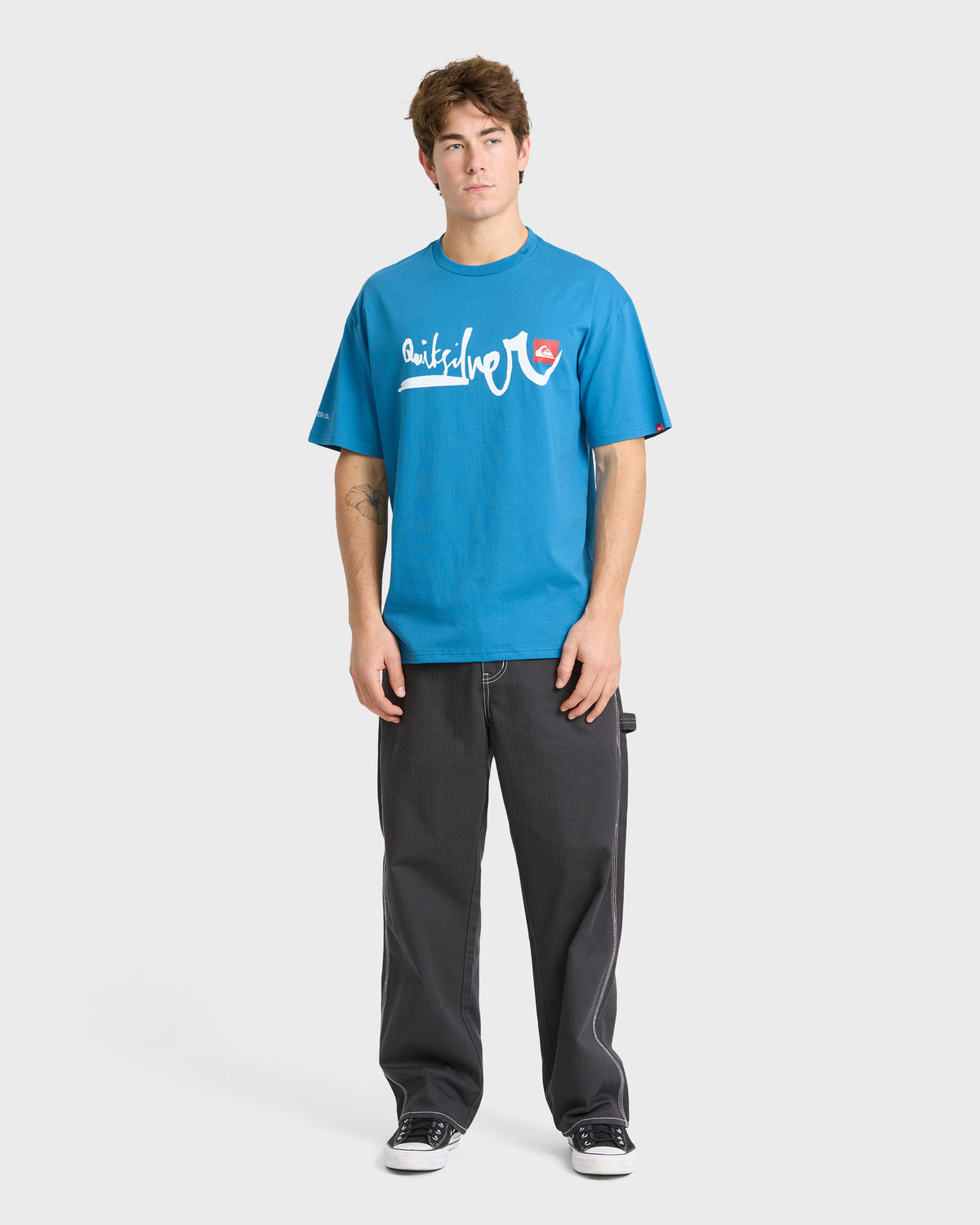 Young-Guns-Wide-Bar-Short-Sleeve-Cotton-T-Shirt-Deep-Water-3