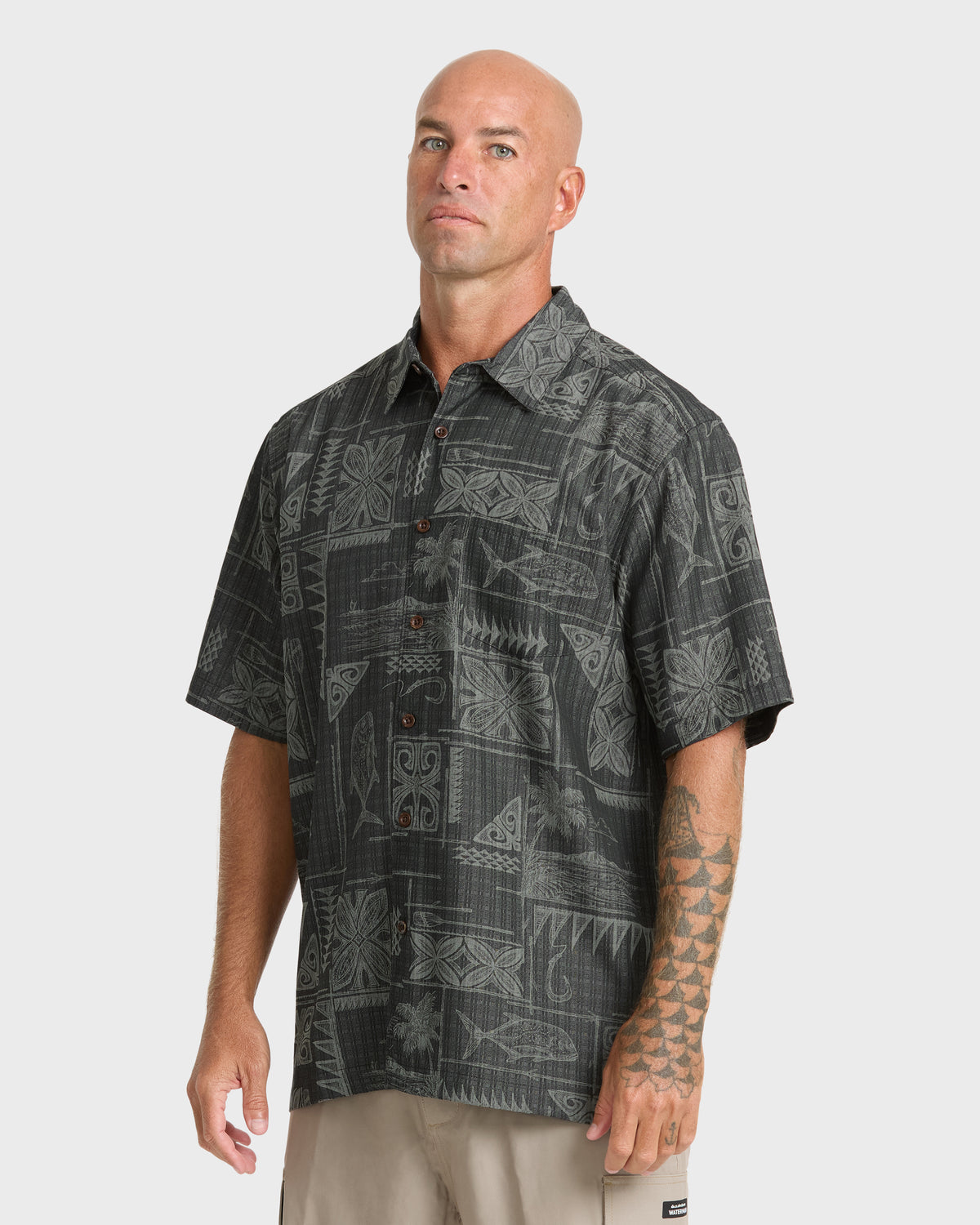 Waterman-Tapa-Tide-Short-Sleeve-Shirt-Black-4