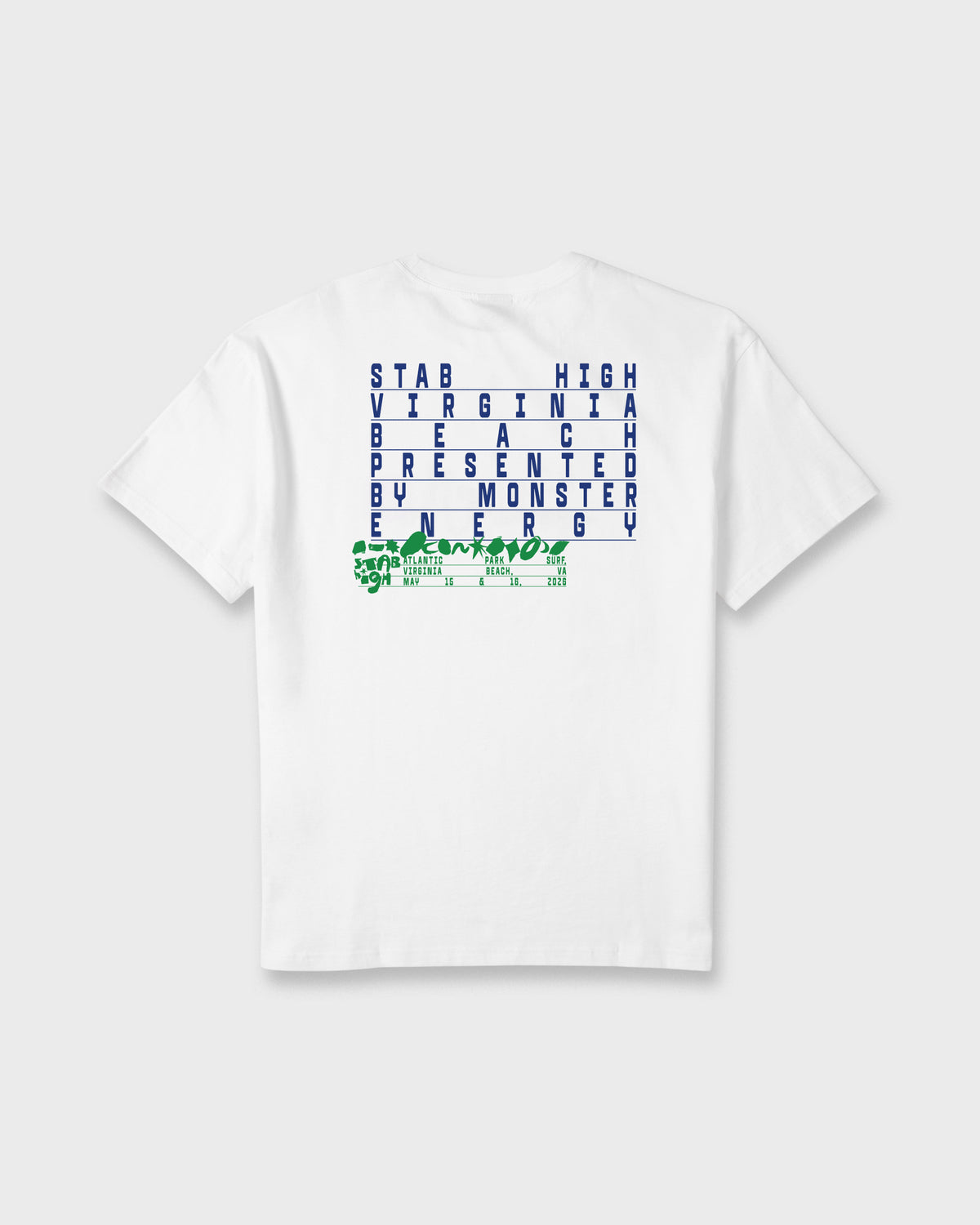 Stab High Virginia Beach Short Sleeve T-Shirt - White