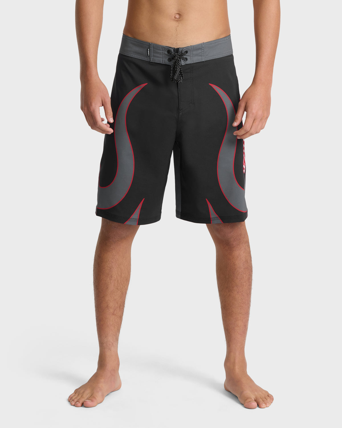 Mercury-Trident-21"-Boardshorts-Black-1