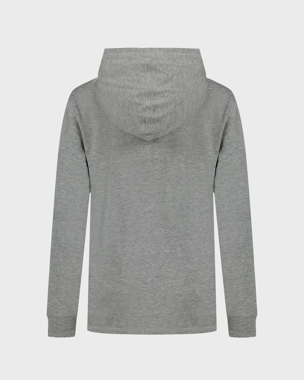Gray hoodie on a light gray background