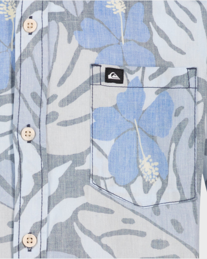 Boys Palm Breeze Classic Short Sleeve Woven Shirt