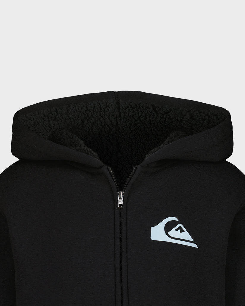 Boys Sherpa Full Zip Hoodie