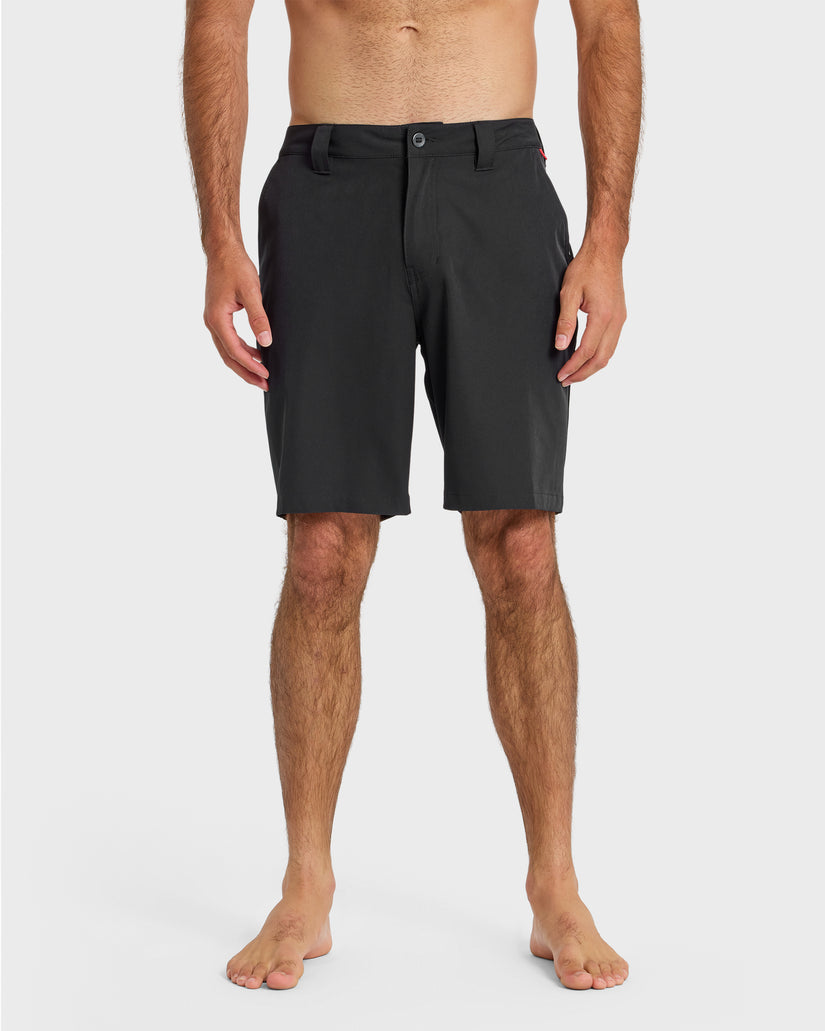 quicksilver dress shorts Quiksilver Men's Regular Fit Fixed Waist Water Friendly Active Hybrid Cargo Shorts, Clover, 32