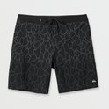 Highline Straight Leg 19" Boardshorts - Black