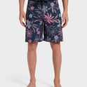 Highline Straight Leg 19" Boardshorts - Total Eclipse