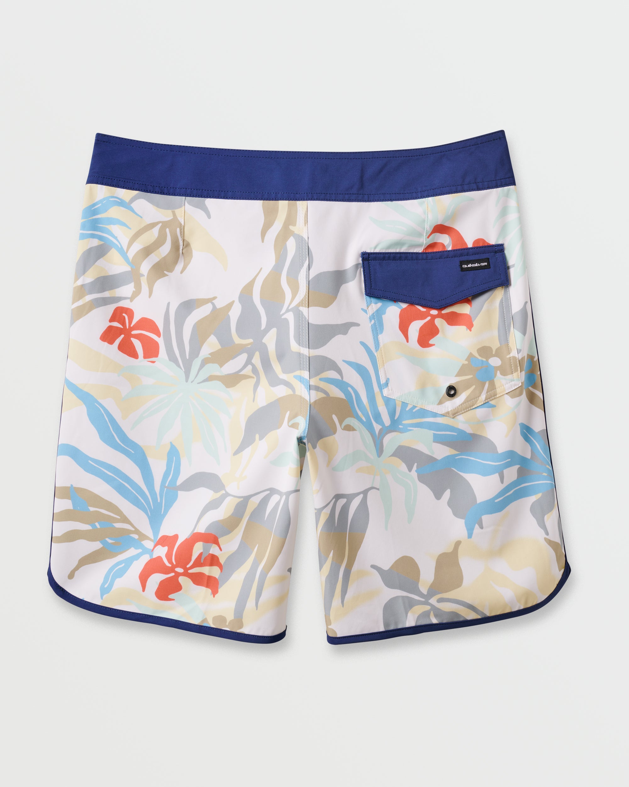 Superdry Men's Ice Marl Toucan Shorts – Grey, All Over Embroidered Birds, Elastic Waist