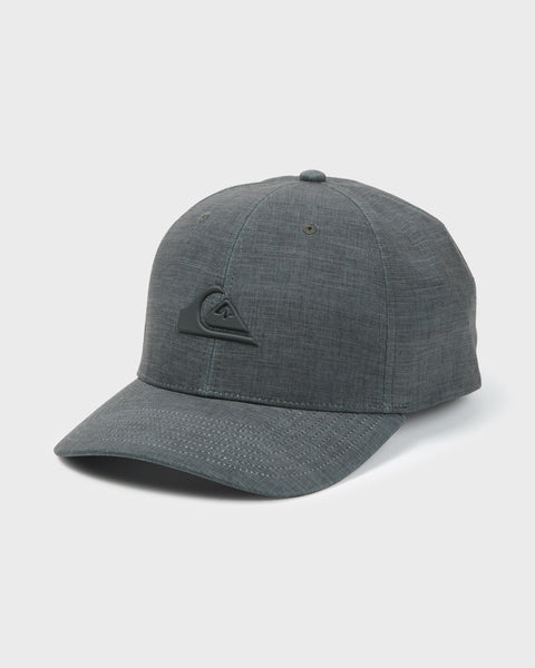 Amped Up Flexifit Hat - Charcoal Heather | Quiksilver