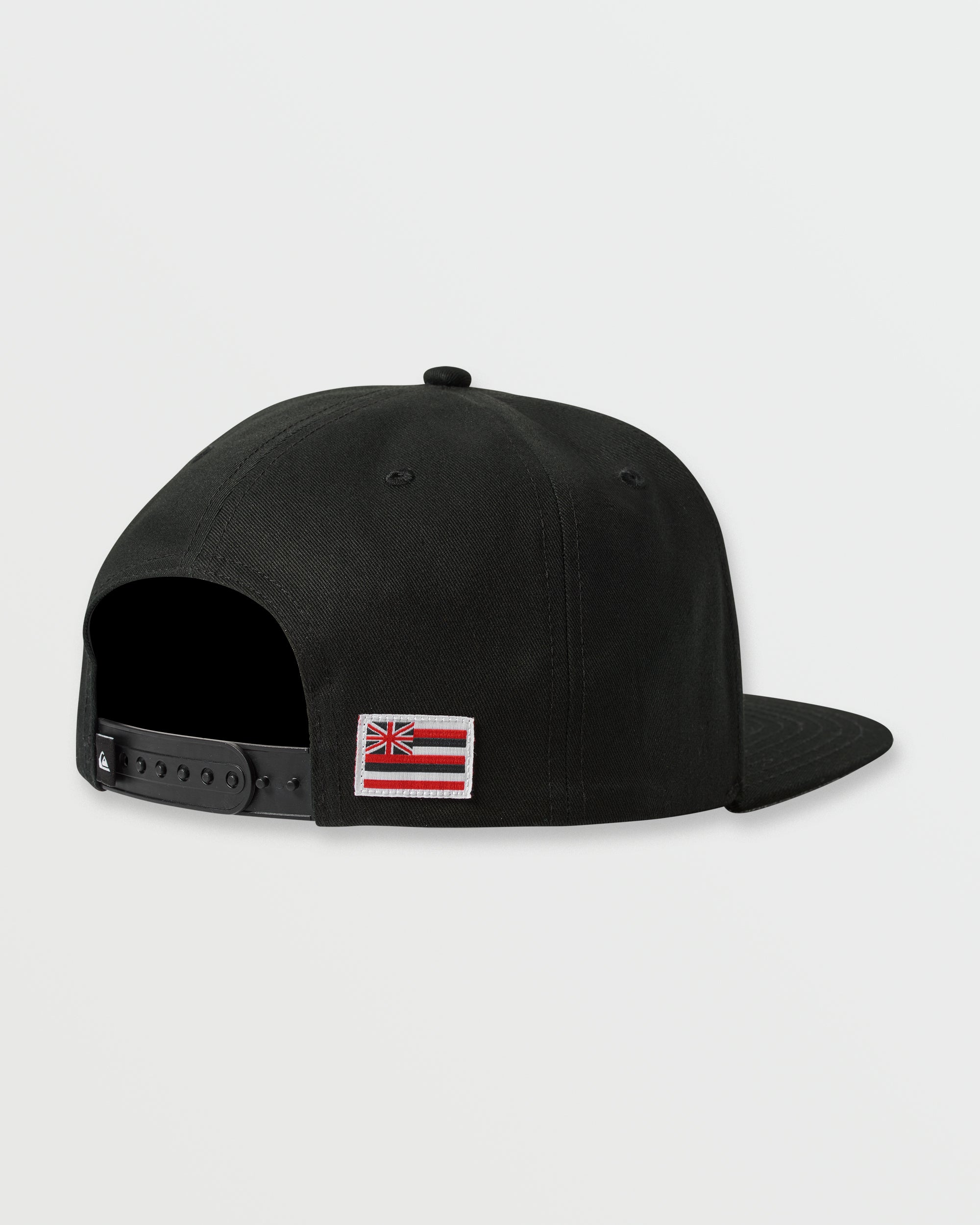 Hawaii Islands Snapback Hat Black Quiksilver