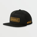 Hawaii Islands Snapback Hat - Black