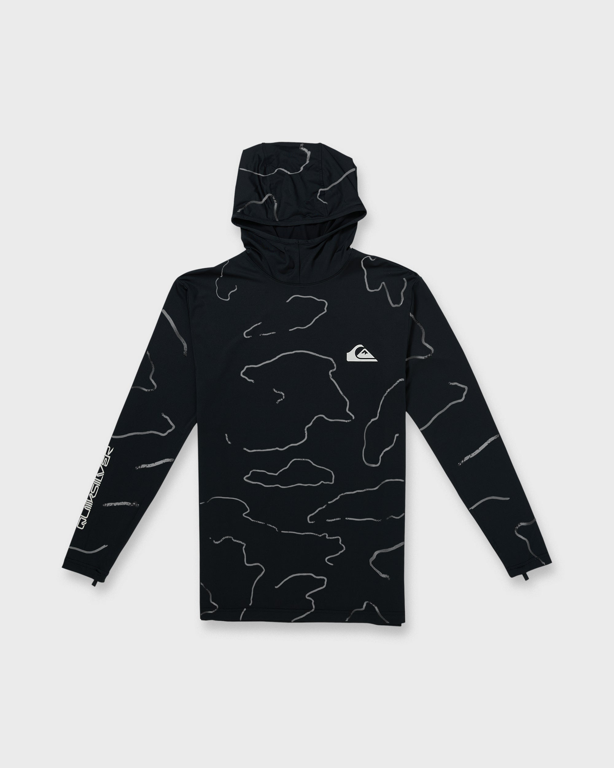 Everyday Hooded Surf Tee - Black | Quiksilver