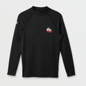 Hawaii UPF 50 Long Sleeve Surf Tee - Black