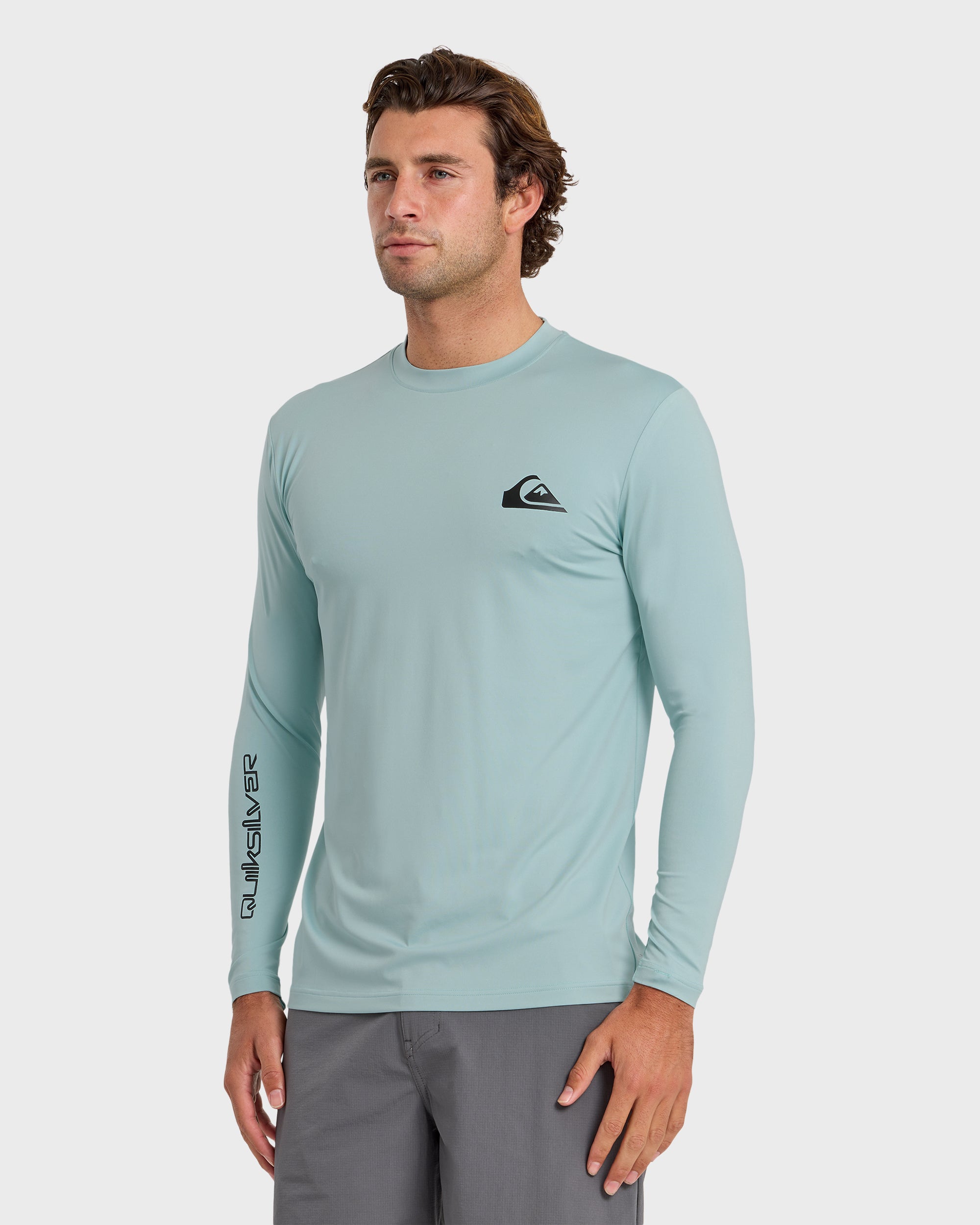 Everyday Long Sleeve Surf Tee - Blue Haze | Quiksilver