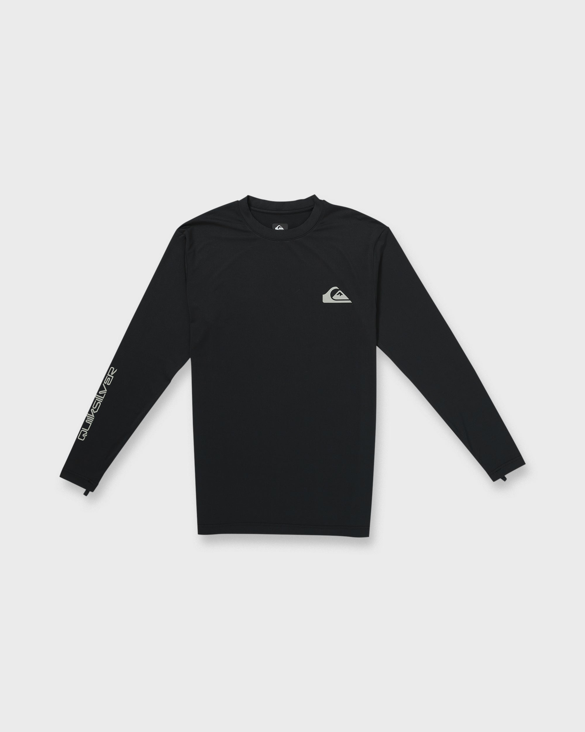 (取寄) クイックシルバー メンズ エブリデイ サーフ ティー ロング スリーブ ラッシュガード サーフ ティー Quiksilver men Everyday Surf Tee Long Sleeve Rashguard Surf Tee Sea Spray Everyday Long Sleeve Surf Tee - Black | Quiksilver