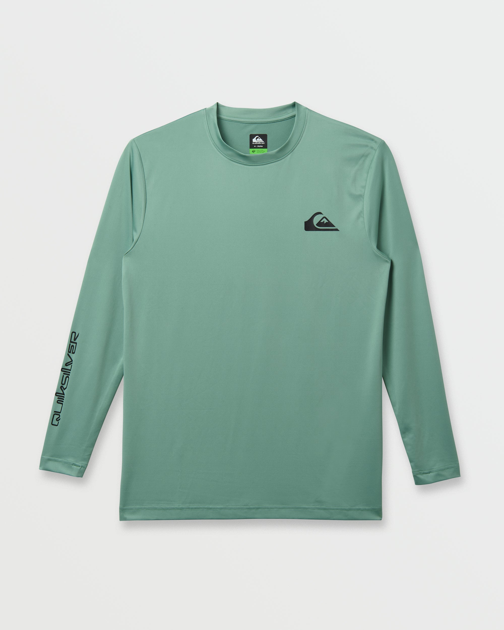 Everyday Long Sleeve Surf Tee - Granite Green | Quiksilver