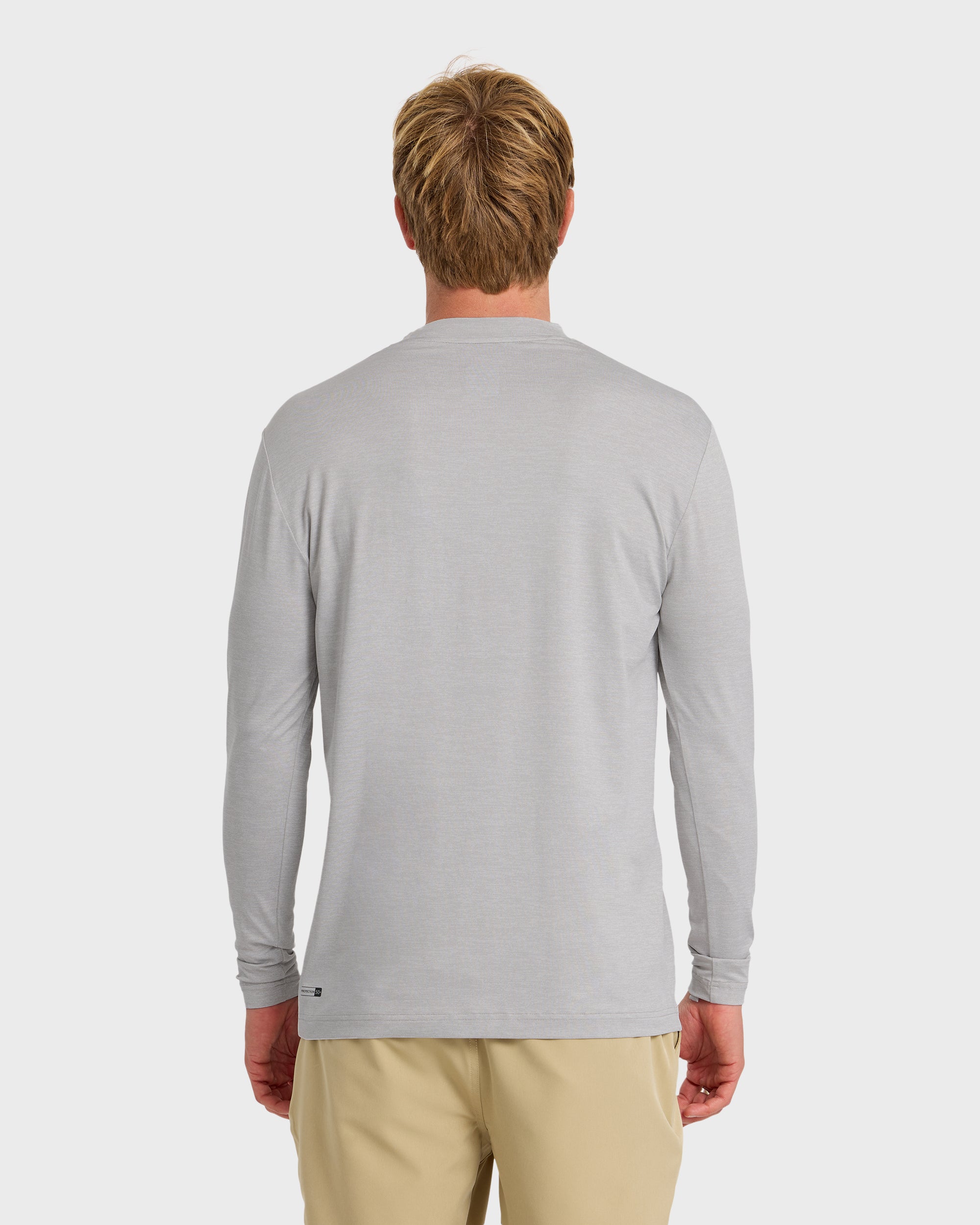 Everyday UPF 50 Long Sleeve Surf Tee - Light Grey Hth | Quiksilver