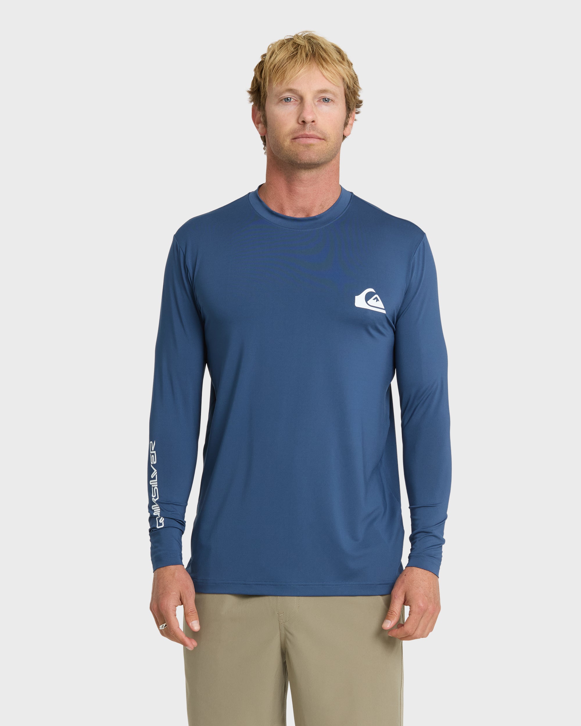 Everyday Long Sleeve Surf Tee - Navy | Quiksilver