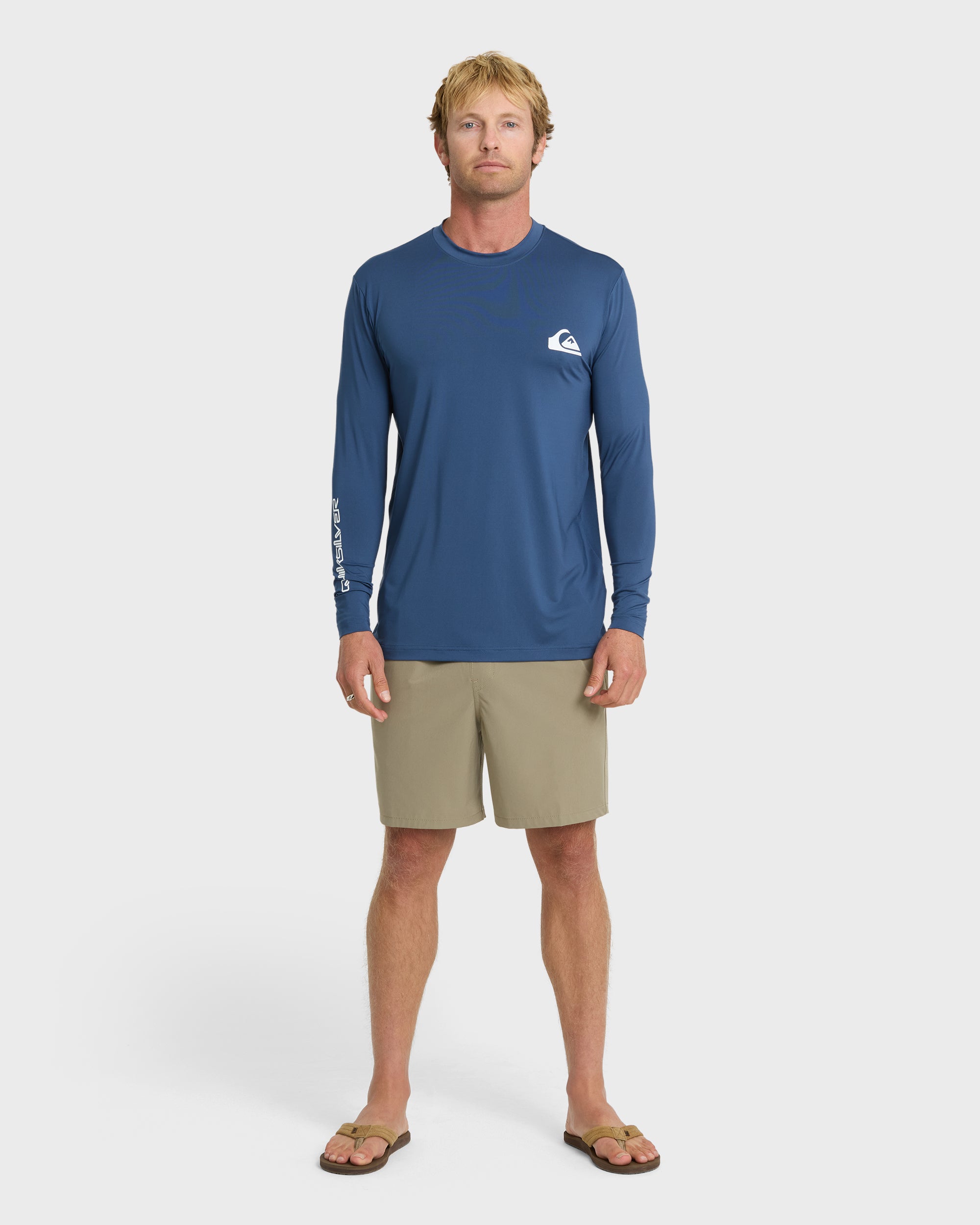 Everyday Long Sleeve Surf Tee - Navy | Quiksilver