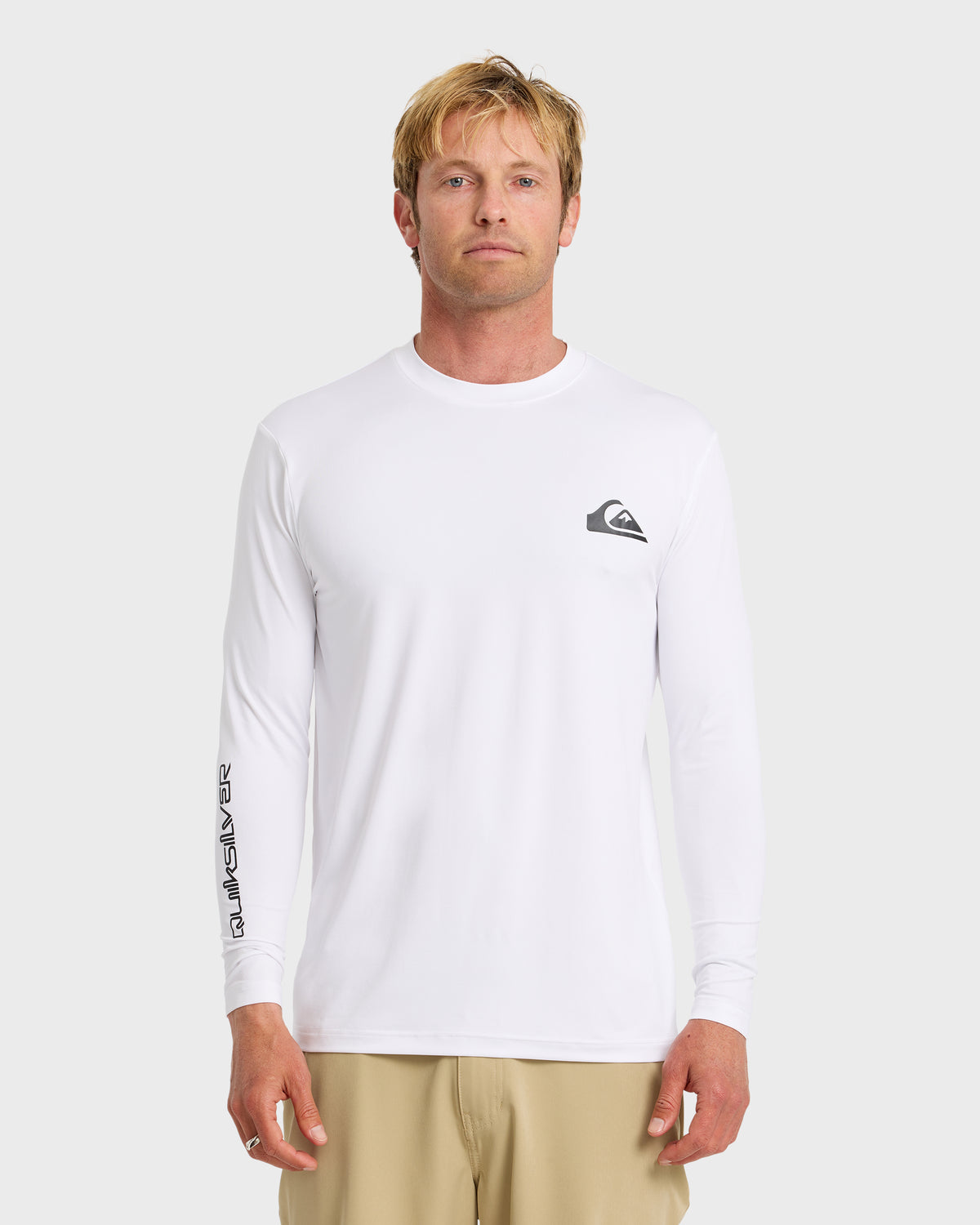 Everyday Long Sleeve Surf Tee - White | Quiksilver