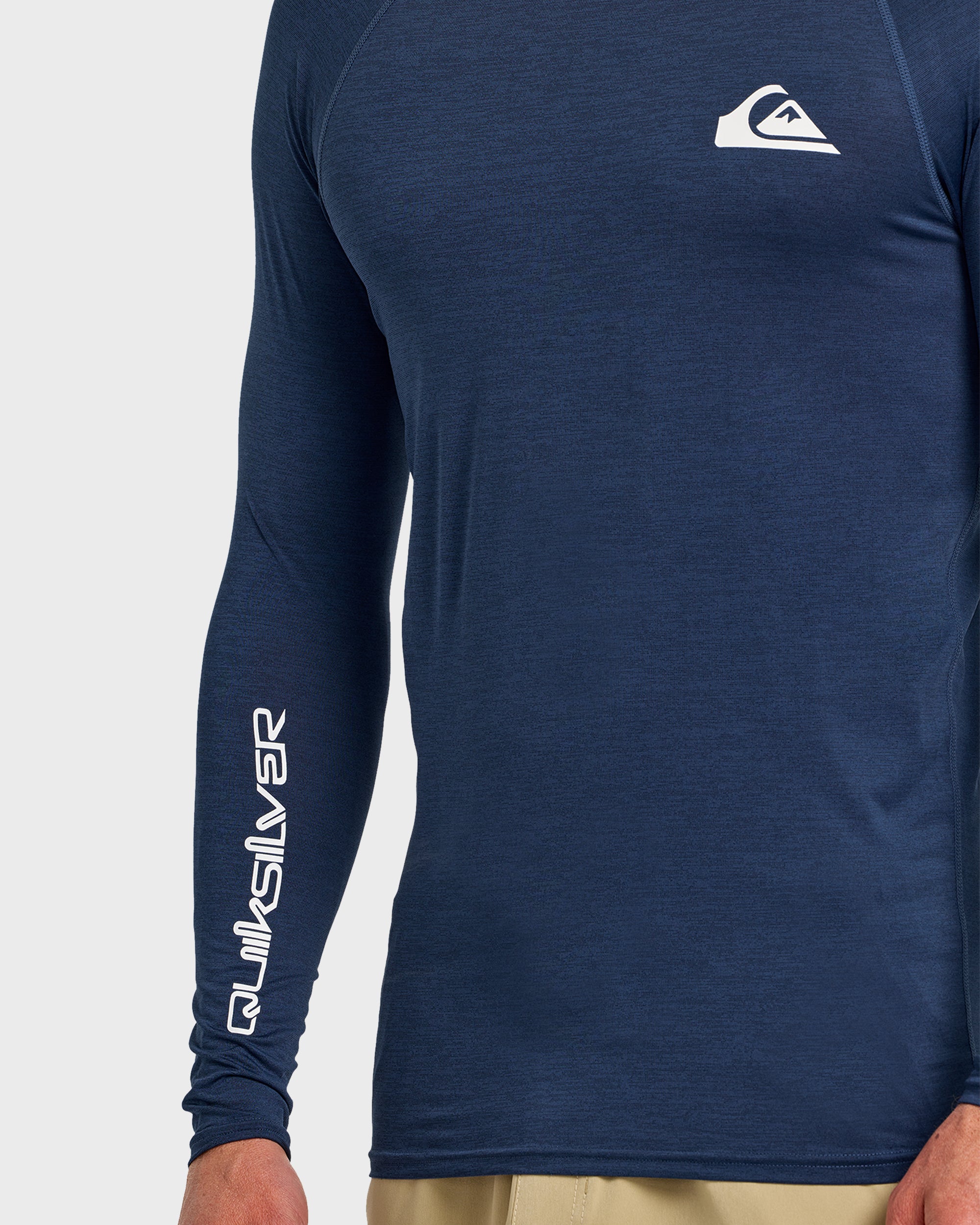 Everyday UPF 50 Long Sleeve Rashguard - Navy Heather | Quiksilver