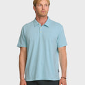 Sunset Cruise Polo Shirt - Aqua Blue