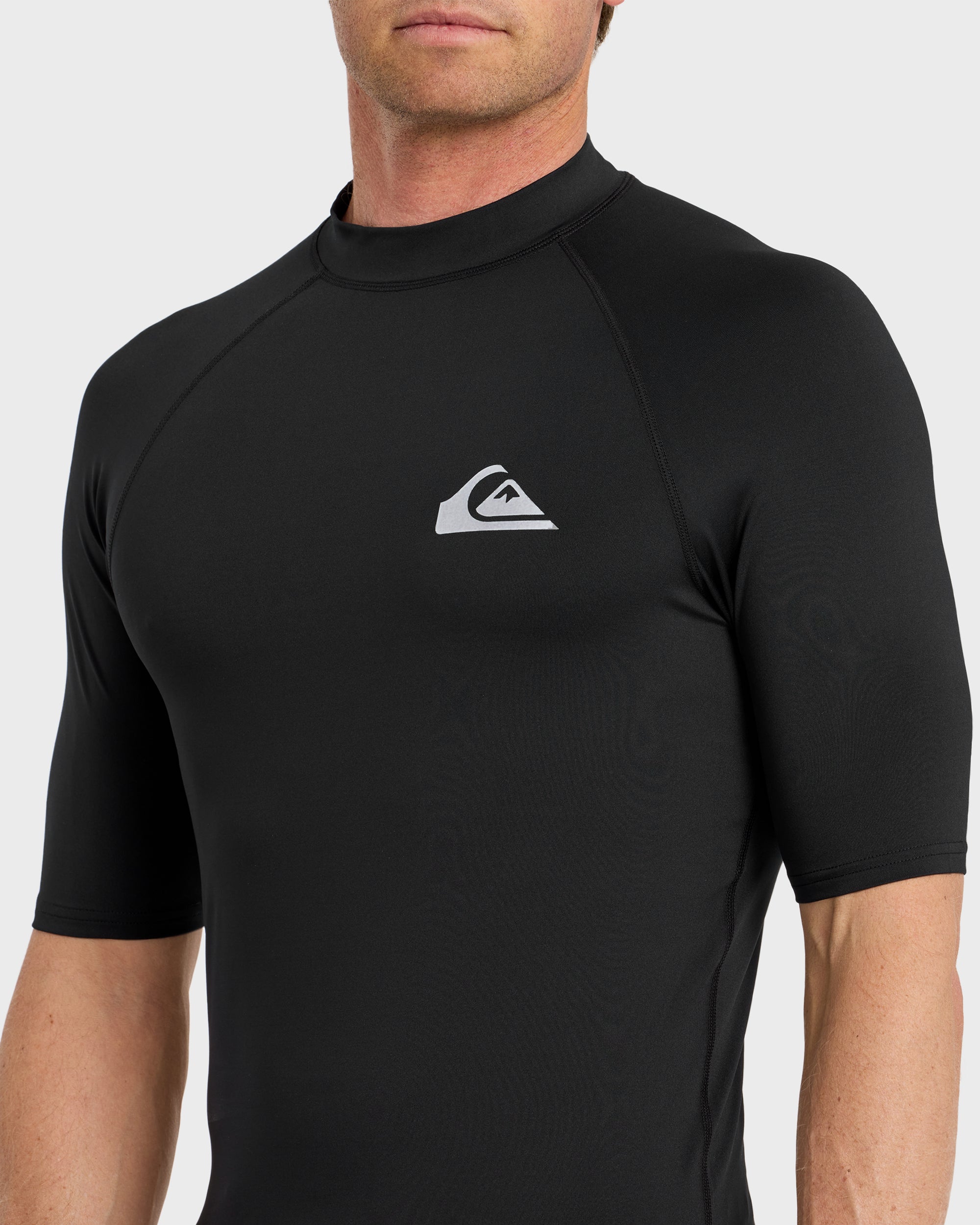 Everyday UPF 50 Short Sleeve Rashguard - Black | Quiksilver