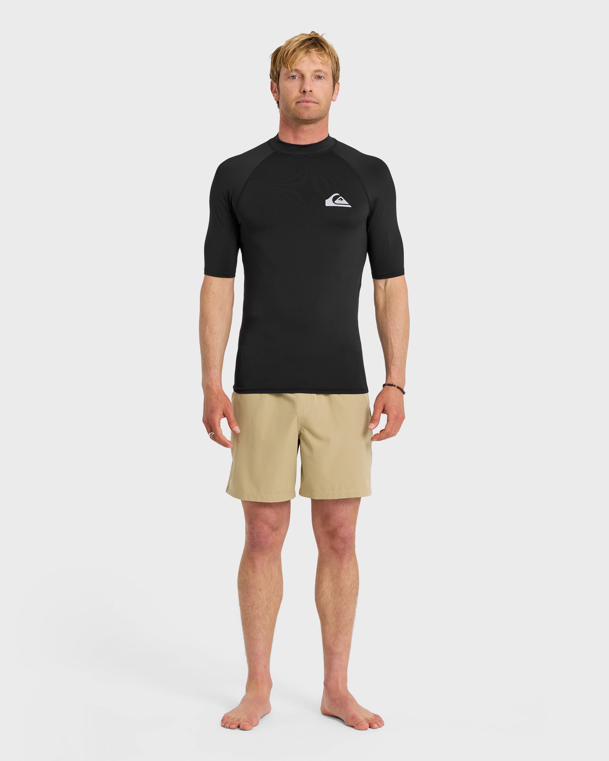 Everyday UPF 50 Short Sleeve Rashguard - Black | Quiksilver